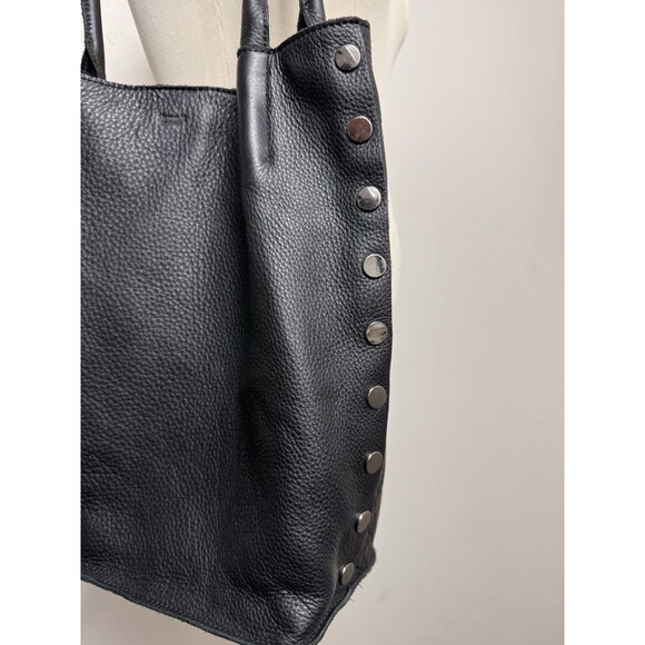 HAMMITT Black Oliver Tote Pebbled Leather Shoulder Bag Soft Excellent Condition - Picture 6 of 16